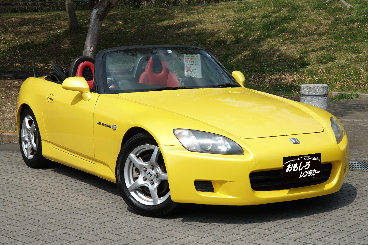 S00 Yellow Sports Car Open Car Specialized For Rental Cars Omoshiro Rent A Car