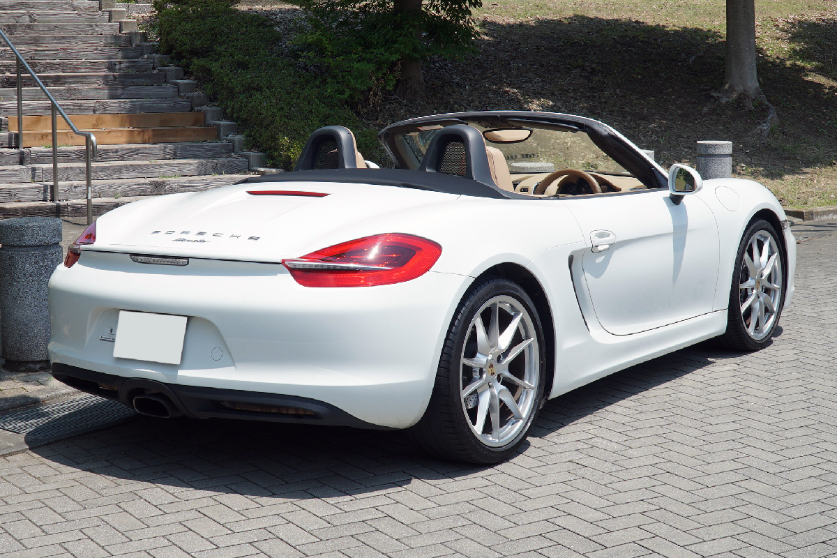 Boxster White Sports Car Open Car Specialized For Rental Cars Omoshiro Rent A Car