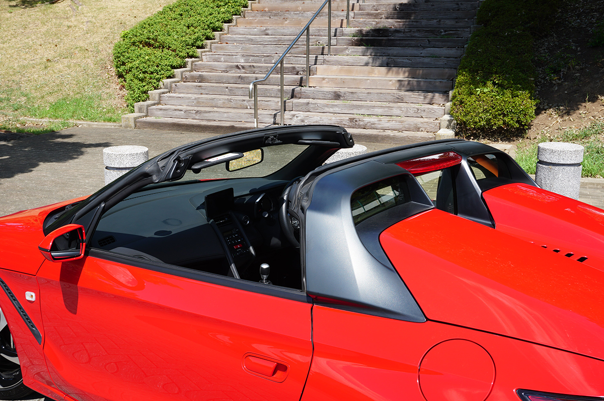 S660 A 赤 レンタカーならスポーツカーオープンカー専門 おもしろレンタカー