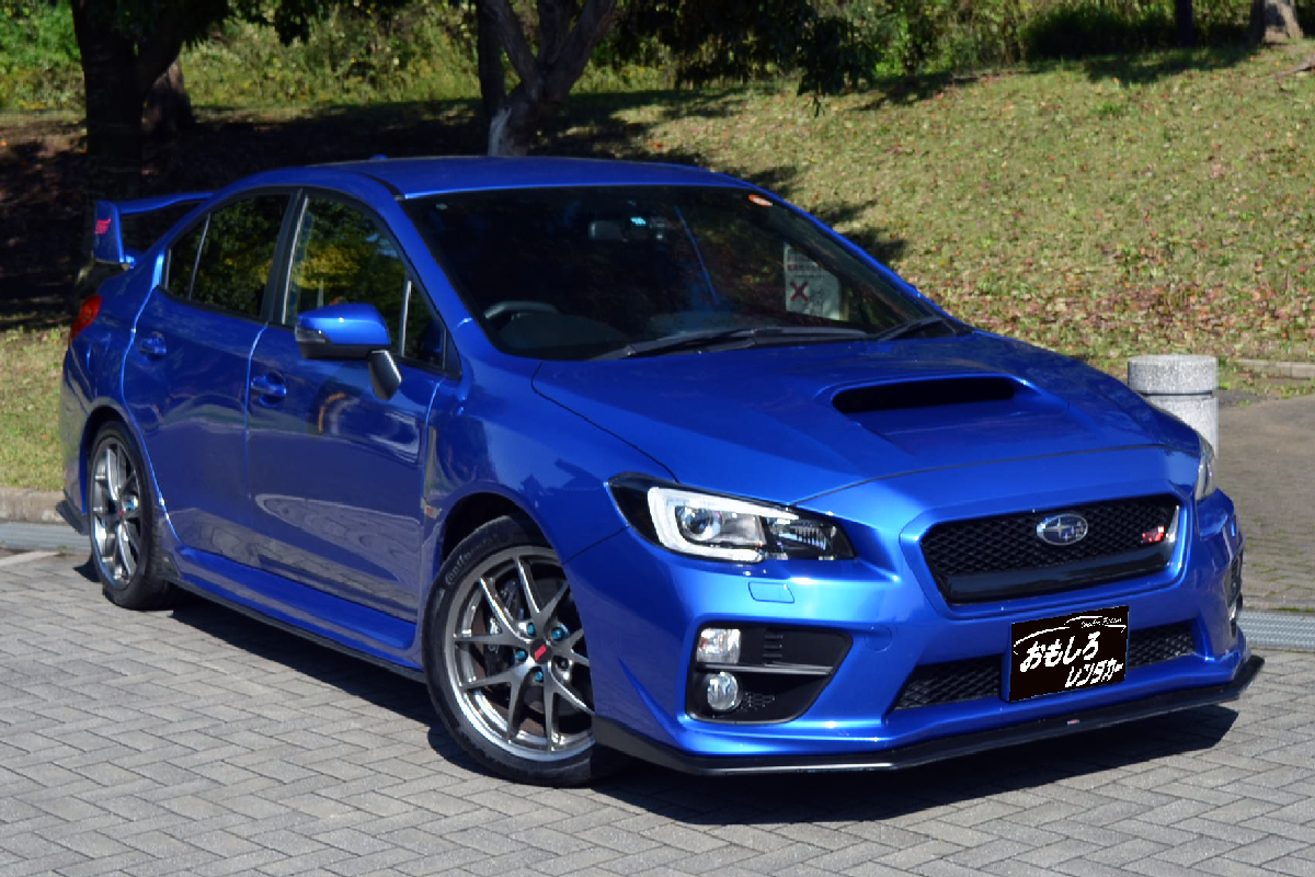 Wrx Sti Blue Sports Car Open Car Specialized For Rental Cars Omoshiro Rent A Car