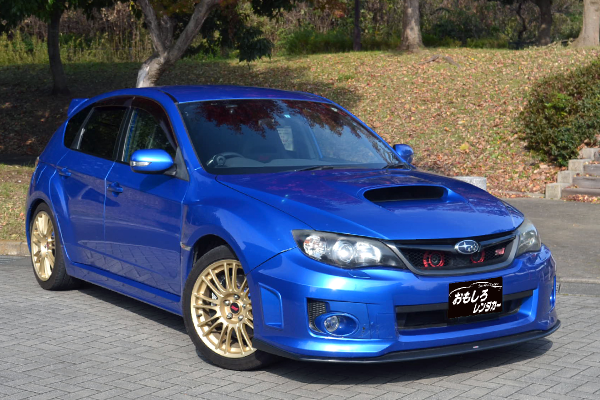 インプレッサ Wrx Sti 青 レンタカーならスポーツカーオープンカー専門 おもしろレンタカー